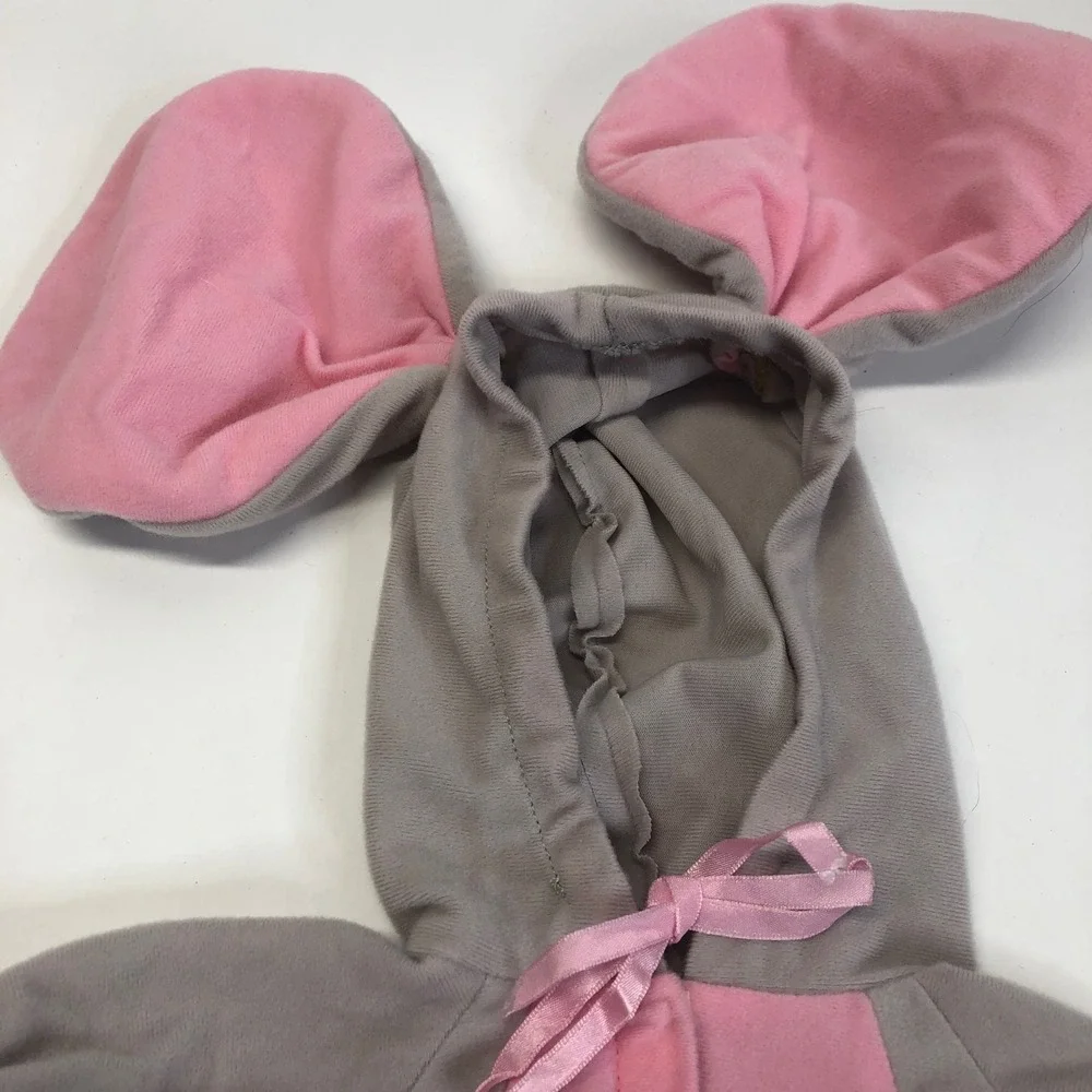 1984 VTG‎ Cabbage Patch Kids Gray Pink Mouse Costume One Piece Doll Costume
